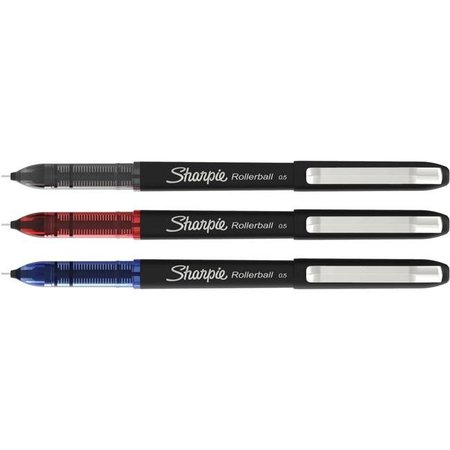 SHARPE MFG CO Sharpie SAN2093224 0.5 mm Rollerball Pens; Assorted - Pack of 4 SAN2093224